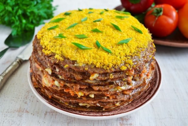 Liver PP cake – a simple and delicious recipe, how to cook step by step