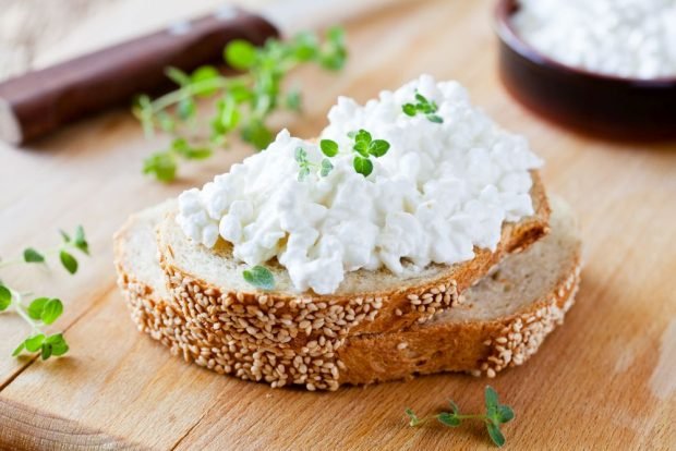 Cottage cheese sandwiches 