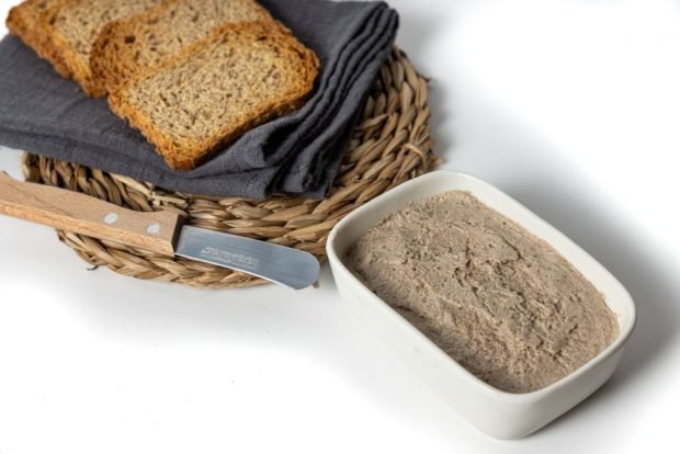 Lean mushroom pate – a simple and delicious recipe, how to cook step by step