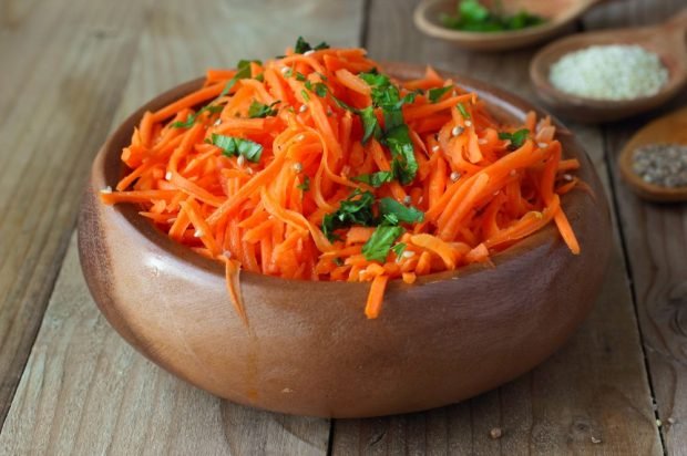 Carrot in Korean with ginger – a simple and delicious recipe, how to cook step by step