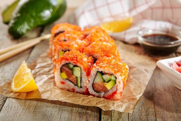 Classic California rolls