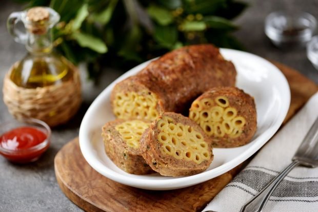 Meatloaf with pasta 