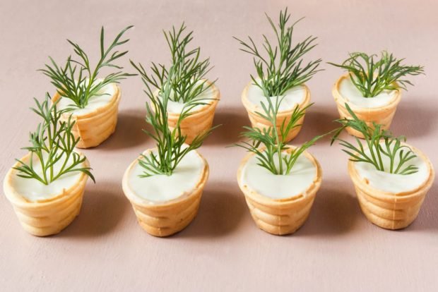 Tartlets with cottage cheese