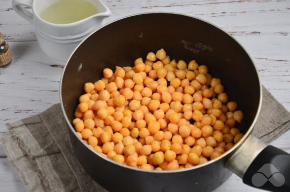 Classic chickpea hummus: photo of recipe preparation, step 2