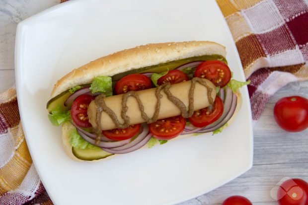 Hot dog with pickled cucumbers – a simple and delicious recipe with photos (step by step)