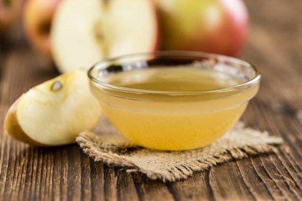 Apple jelly with starch 