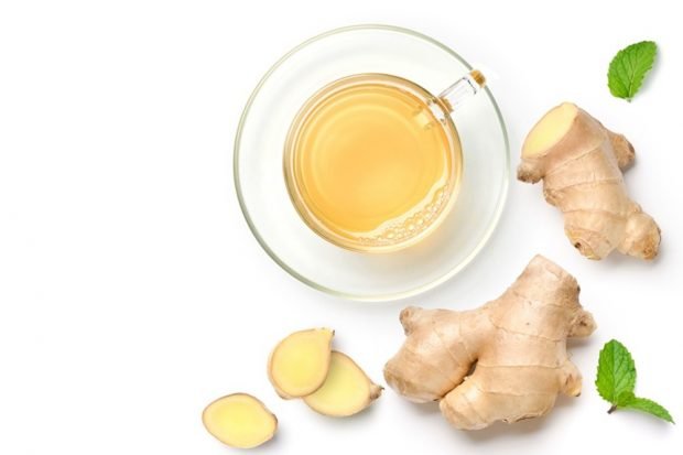 Ginger root tea 