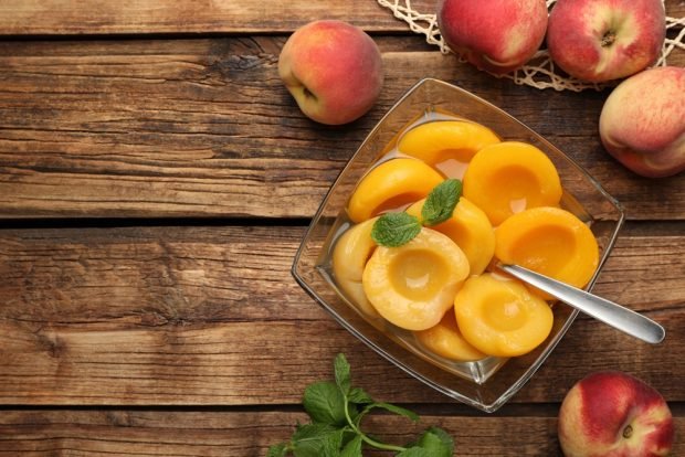 Peach compote with vanilla – a simple and delicious recipe, how to cook step by step