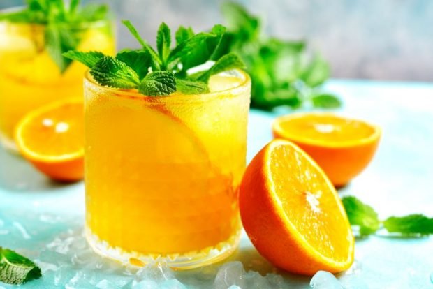 Mojito with orange 