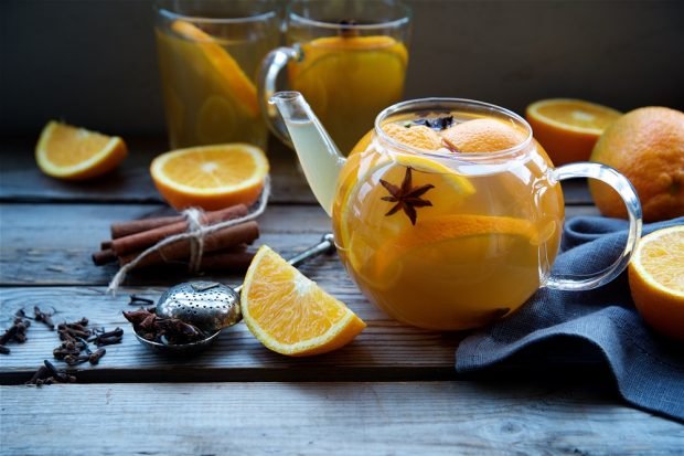 Orange and cinnamon tea 