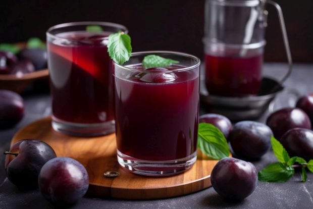 Plum juice at home – a simple and delicious recipe, how to cook step by step