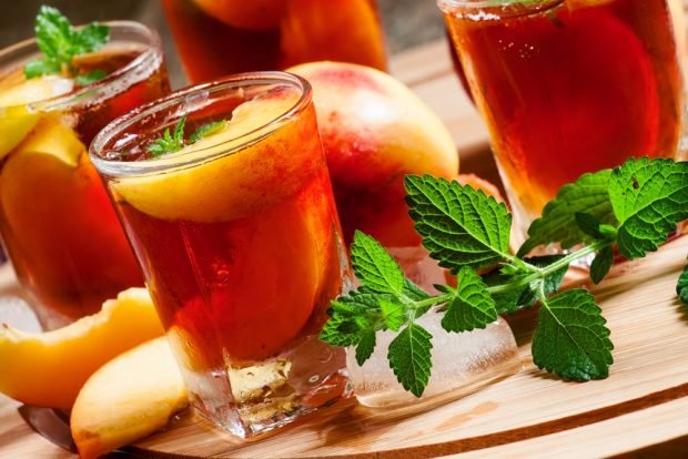 Peach tea is a simple and delicious recipe, how to cook step by step