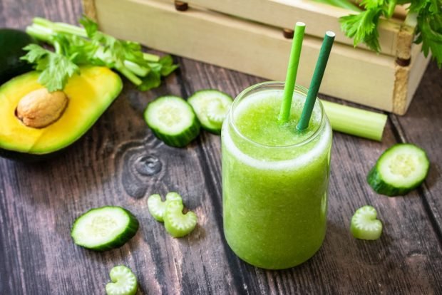 Cucumber smoothie with celery – a simple and delicious recipe, how to cook step by step