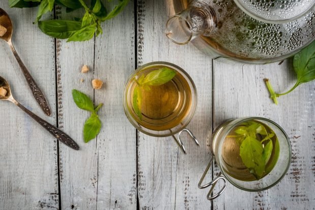 Basil tea is a simple and delicious recipe, how to cook step by step