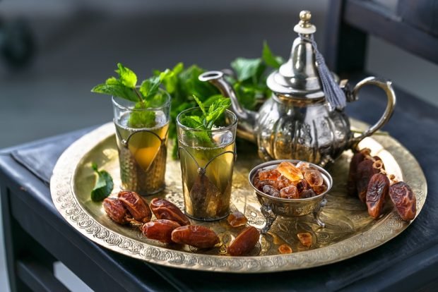 Moroccan tea with mint 