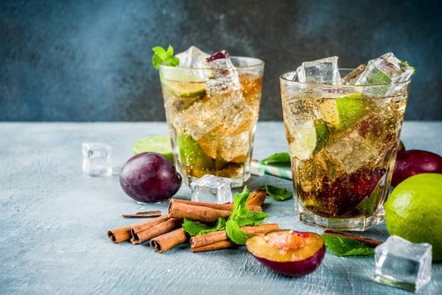 Mojito from plums – a simple and delicious recipe, how to cook step by step