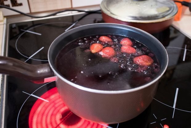 Compote of different berries 