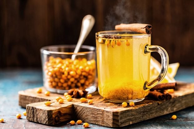 Dried sea buckthorn tea is a simple and delicious recipe, how to cook step by step