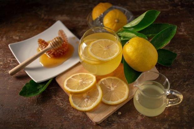 Lemonade with honey and lemon is a simple and delicious recipe for how to cook step by step