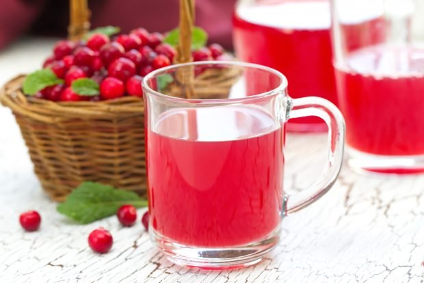 Cranberry juice from frozen berries – a simple and delicious recipe, how to cook step by step