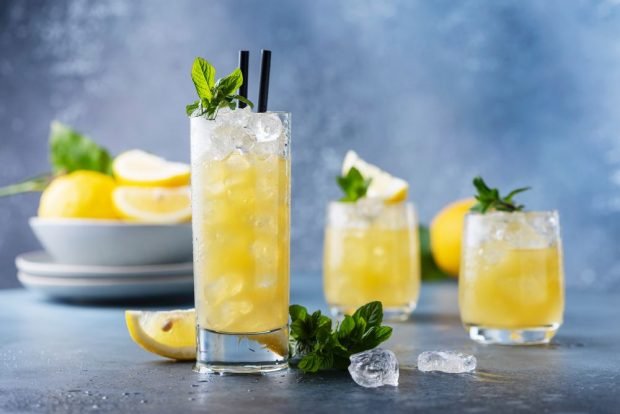 Tropical lemonade – a simple and delicious recipe, how to cook step by step