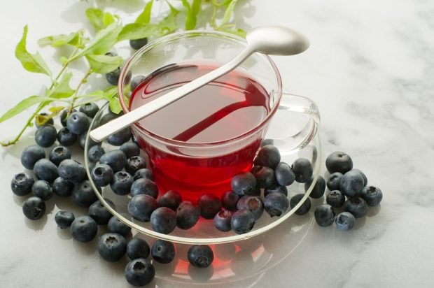 Blueberry tea 