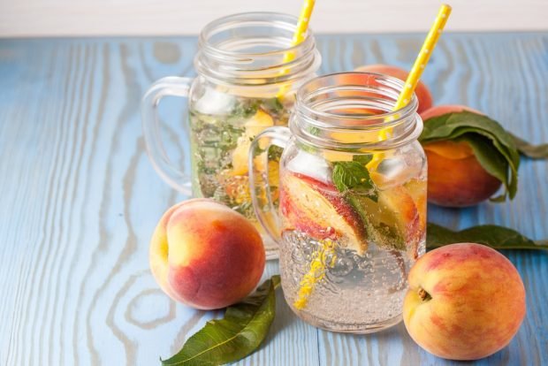 Peach lemonade – a simple and delicious recipe, how to cook step by step