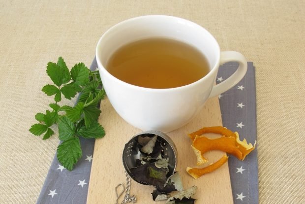 Orange peel tea 