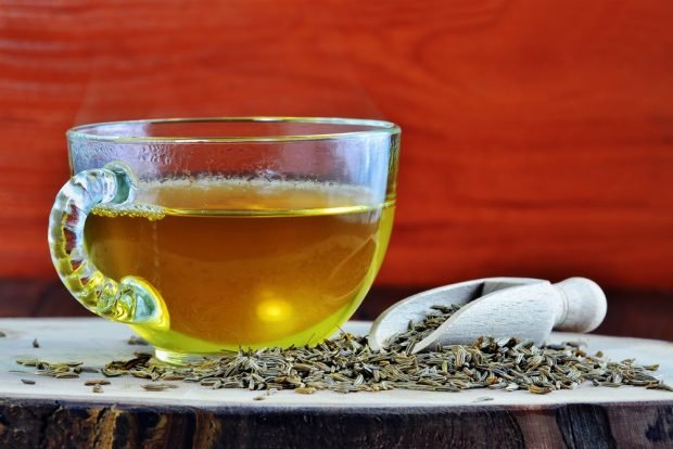 Tea with cumin 