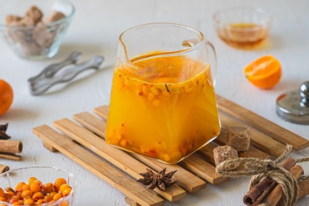 Sea buckthorn tea with tangerine 