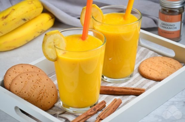 Mango and banana smoothie – a simple and delicious recipe with photos (step by step)