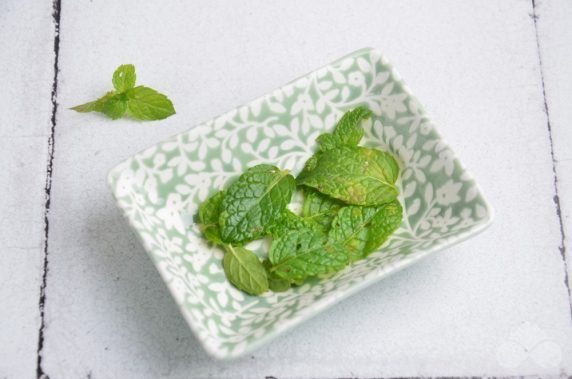 Blueberry mojito : photo of recipe preparation, step 1