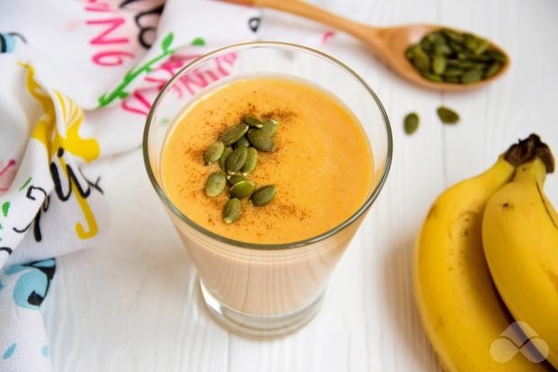 Pumpkin smoothie with banana and oatmeal – a simple and delicious recipe with photos (step by step)