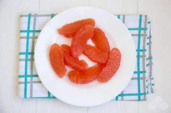 Pumpkin smoothie with grapefruit: photo of recipe preparation, step 1