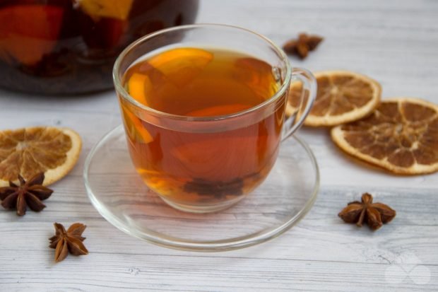 Ginger and orange tea is a simple and delicious recipe with photos (step by step)