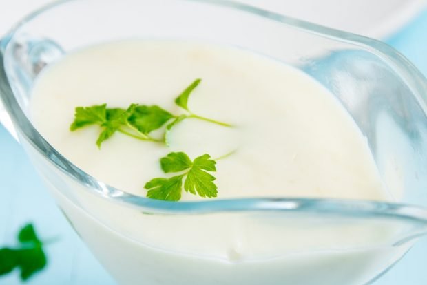 Lean bechamel sauce 