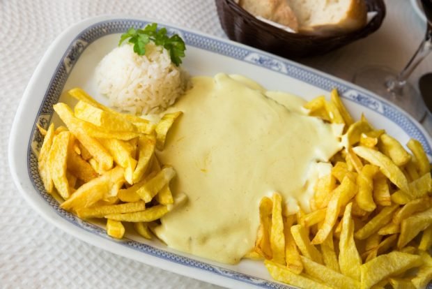 Cheese sauce for French fries at home