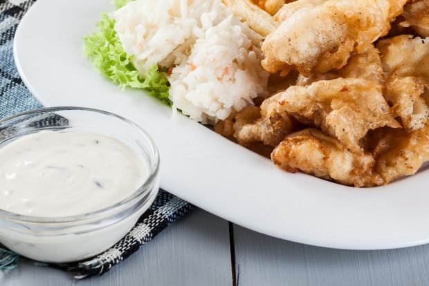 Tartar sauce with sour cream at home