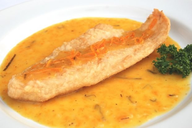 Orange sauce for fish 