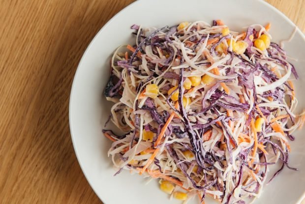 Classic coleslaw salad sauce – a simple and delicious recipe, how to cook step by step