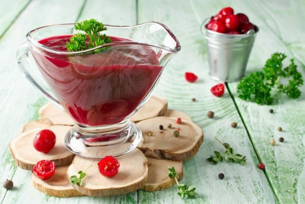 Berry sauce for meat 