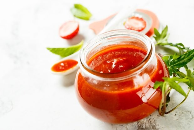 Ketchup with starch 