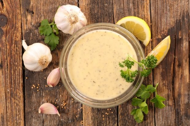 Garlic sauce for fish 