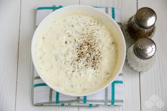 Tartar sauce: photo of recipe preparation, step 4