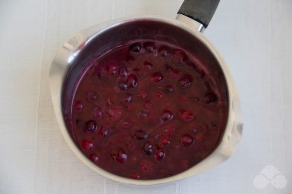 Cranberry sauce: photo of recipe preparation, step 4