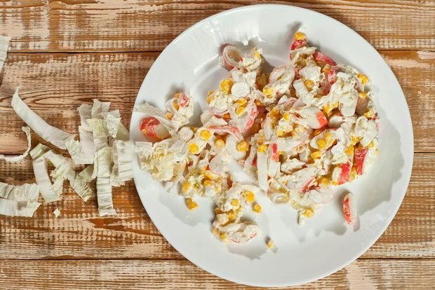 Crab salad at home