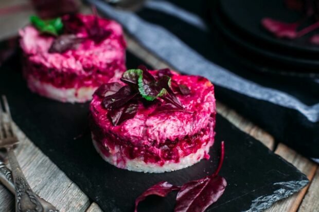 Herring under a fur coat in Estonian