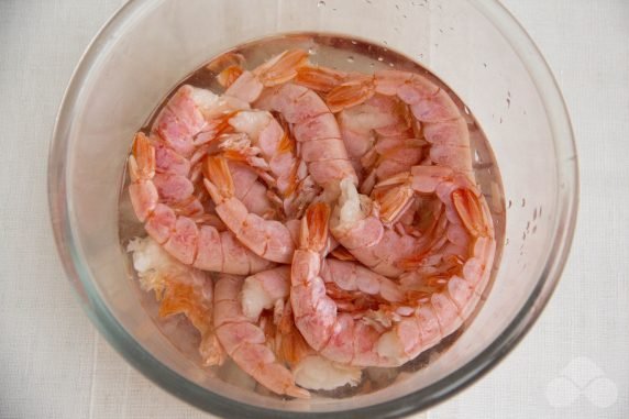 Shrimp broth: photo of recipe preparation, step 1