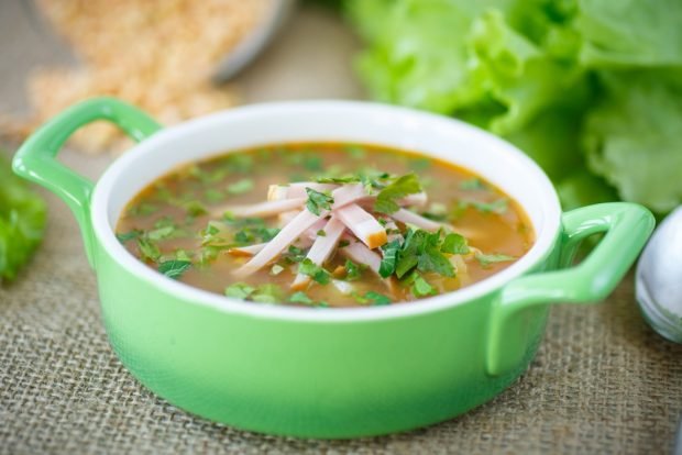 Pea soup with ham in a slow cooker – a simple and delicious recipe, how to cook step by step