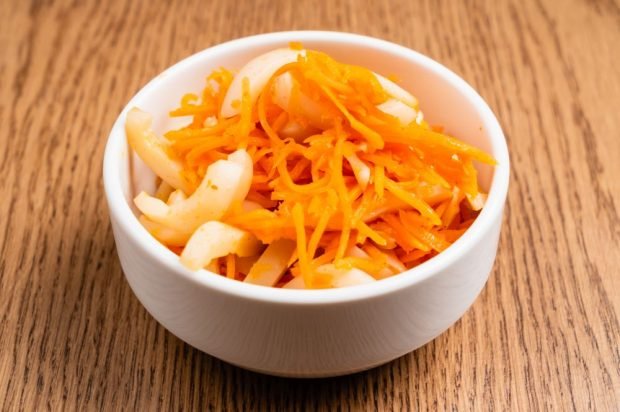 Carrot and squid salad